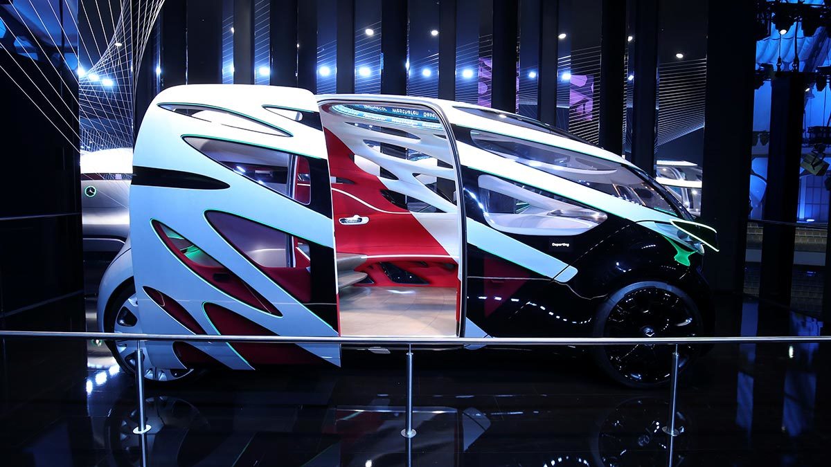Концепт коммерческого беспилотного автомобиля The Mercedes-Benz Vision Urbanetic