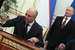 Министр финансов Антон Силуанов и президент России Владимир Путин