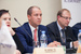 Татьяна Розанова, президент, Торгово-промышленная палата Калужской области, Алексей Лаптев, первый заместитель губернатора Калужской области и Александр Смекалин, первый заместитель председателя правительства - министр стратегического развития и инноваций Ульяновской области