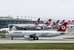 Парк самолетов
И у «Аэрофлота», и у Turkish Airlines один из самых «молодых» парков в Европе. Турецкая авиакомпания летает в основном на А320 и Boeing 737. У «Аэрофлота» в парке гораздо больше лайнеров Airbus, чем Boeing, а также есть российские Sukhoi Superjet (10 лайнеров).