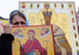 "Русский марш за Новороссию" в московском районе Щукино