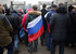 Шествие сторонников ввода войск
Шествие в Москве в поддержку соотечественников на Украине