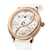 Лучшие дамские часы - Blancpain
Blancpain. Women Off-centred Hour
Корпус из розового золота диаметром 36,8 мм, 152 бриллианта. Автоматический завод. Цена - CHF 30 800.