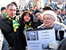 Марина Ходорковская (справа) на митинге на Новом Арбате, март 2012 г.
