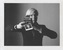 Oliviero Toscani. Andy Warhol with camera. 1974, Polaroid Type 105. 3¼ x 4¼". © Oliviero Toscani