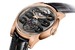 Girard-Perregaux. Neo-Tourbillon with Three Bridges
Трехмерные титановые мосты, турбийон из титана. Автоподзавод, запас хода - 72 часа. Корпус из розового золота 45 мм