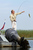 Владимир Путин рыбачит на Волге, 2011 г.