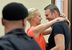 Алексей Навальный с супругой Юлией после заседания суда