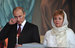 2011 год. Владимир Путин и его супруга Людмила Путина на ночной Пасхальной службе в Храме Христа Спасителя