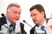 Глава РЖД Владимир Якунин и министр энергетики Александр Новак, 2011 г.