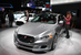 Jaguar XJR
Британская Jaguar Land Rover представила на автосалоне в Нью Йорке заряженные версии седана Jaguar XJR и купе XKR-S GT . Роскошный спортивный седан оснащен турбированным мотором 5 л V8, развивающим 550 л.с. и 680 Нм крутящего момента, который в паре с 8-ступенчатой КПП может разгонять его до 100 км/ч за 4.6 с . В XKR-S GT установлен такой же двигатель, но купе на несколько десятых секунды быстрее седана