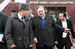 Министр культуры Чеченской Республики Дикалу Музакаев и актер Жерар Депардье после посещения музея Ахмата Кадырова в Грозном.