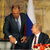 Сергей Лавров и Владимир Путин на церемонии подписания российско-турецких документов в Стамбуле