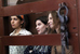 Участницы панк-группы Pussy Riot Надежда Толоконникова, Екатерина Самуцевич и Мария Алехина, обвиняемые в хулиганстве в храме Христа Спасителя, во время рассмотрения дела в Хамовническом суде. Москва, 3 августа 2012 г.