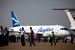 Российский ближнемагистральный пассажирский самолет Superjet-100.