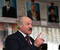 Президент Белоруссии Александр Лукашенко на избирательном участке в Минске