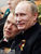 Президент РФ Дмитрий Медведев и премьер-министр РФ Владимир Путин перед началом парада.