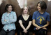 Участницы группы Pussy Riot Екатерина Самуцевич, Мария Алехина и Надежда Толоконникова в зале суда, перед вынесением приговора