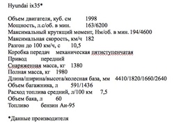 Технические характеристики