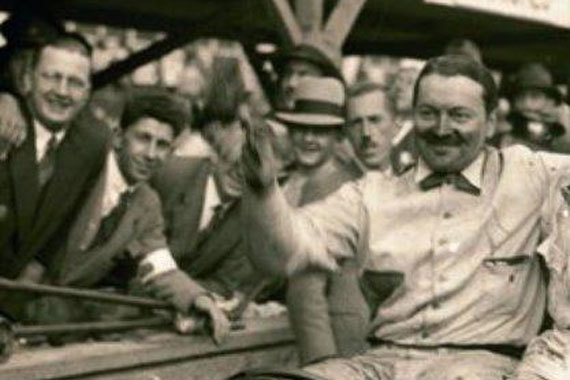 Борис Ивановский, победитель в классе гонок Brooklands Double Twelve в 1930 г.