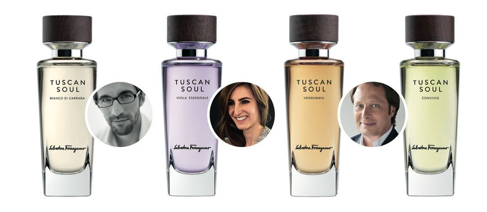 Tuscan Soul Bianco di Carrara от парфюмера Лукаса Сьюзака; Viola Essenziale от Сони Констант; ароматы Vendemmia и Convivio и их автор Фабрис Пеллегрин
