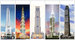 Развитие идей (1995-1997 гг.) 1. Дизайн бюро Okuno Design and Associates (Япония) 2. Дизайн бюро Kurokawa Design (Япония) 3-5. Варианты дизайна бюро RTKL (США)
