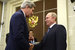 Президент России Владимир Путин и государственный секретарь США Джон Керри во время встречи в в Сочи