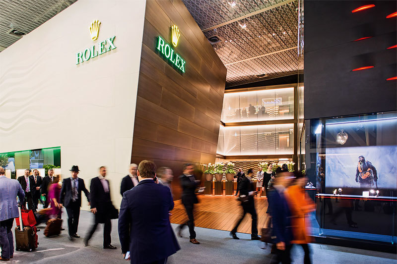 Павильон Rolex на Baselworld 2015
