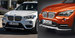 Слева - BMW X1 модели 2015 г., справа - предыдущего поколения