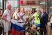 Российский павильон на Expo-2015 стал местом празднования победы российской команды Tinkoff-Saxo в велогонке Giro D’Italia. В честь победы Олег Тиньков выкрасил волосы в розовый цвет (розовый – цвет победителя гонки)