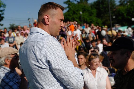 Алексей Навальный в Новосибирске