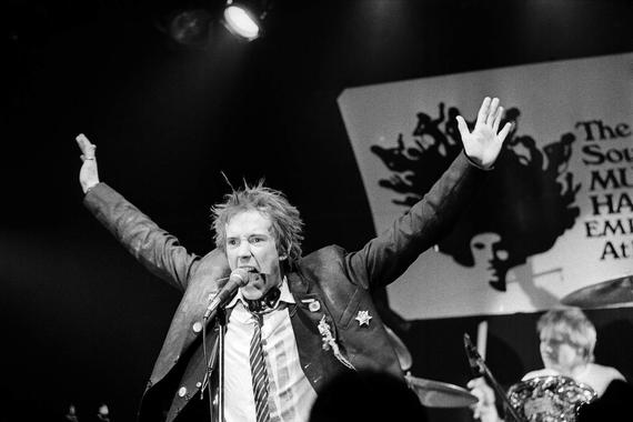 Вокалист Sex Pistols Джонни Роттен, 1978 год