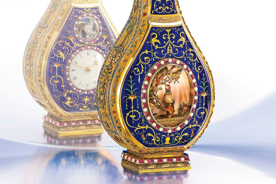 Антикварные часы Jaquet Droz Singing Bird Scent Flask проданы на часовом аукционе Sotheby’s за $ 2,530 млн