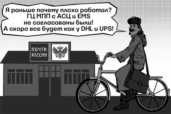 По данным «Почты России», в 2014 г. объем доставленных посылок вырос в 1,6 раза по сравнению с 2012 г.