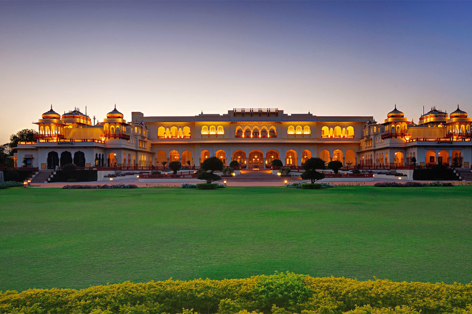 Rambagh Palace в Джайпуре - первый индийский отель-дворец