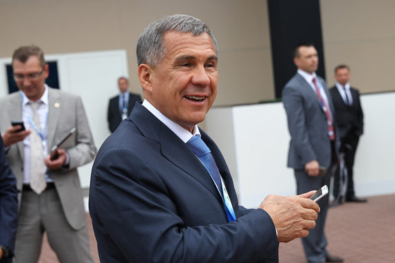 Врио президента Татарстана Рустам Минниханов на Петербургском XIX Международном экономическом форуме
