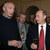 Актер Валентин Гафт и президент РФ Владимир Путин (слева направо на первом плане) на юбилее в театре «Современник». 14 апреля 2006 г.