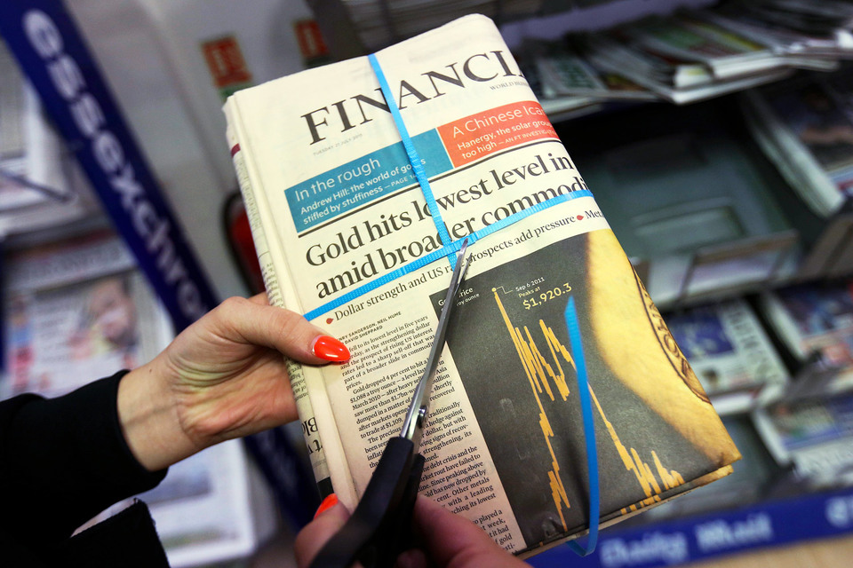 Pearson продаст Financial Times глобальной медиакомпании