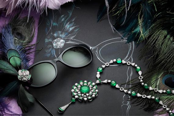 Солнцезащитные очки, декорированные драгоценными камнями, Bulgari создает второй год подряд