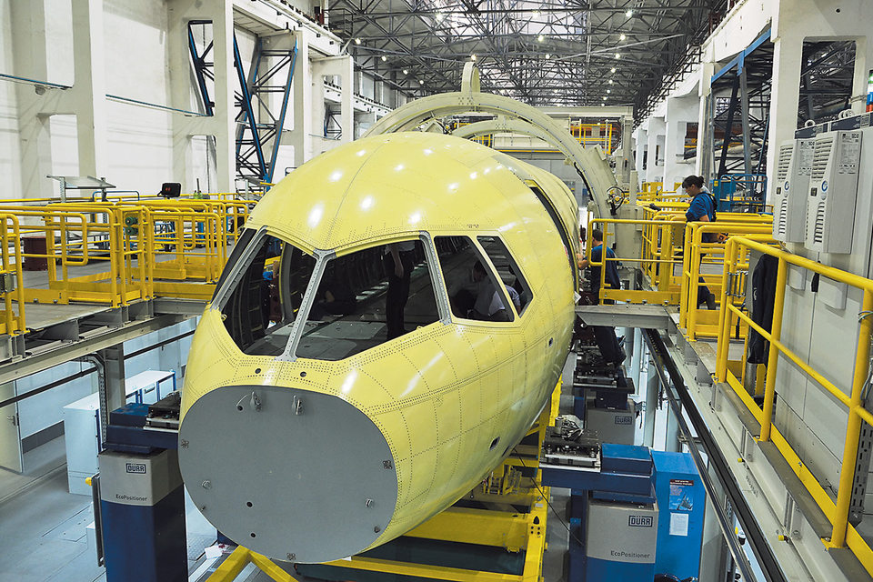 Первый полет МС-21 должен состояться в 2016 г.