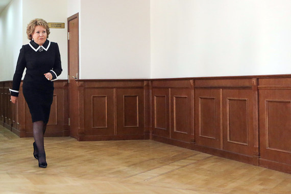 России не с кем поговорить (на фото председатель Совета Федерации Валентина Матвиенко)