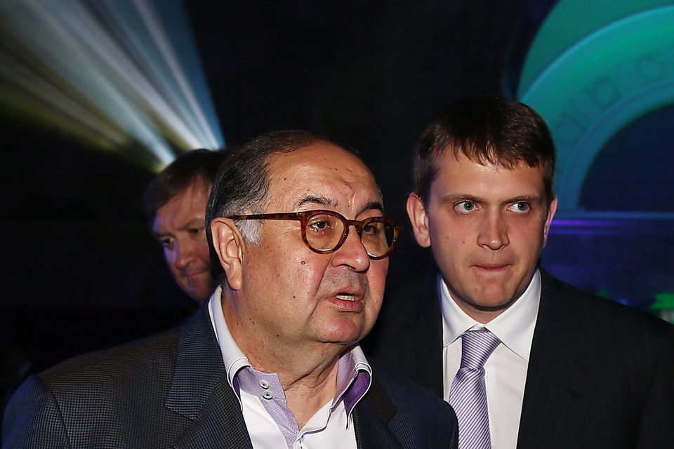 Алишер Усманов и Иван Таврин