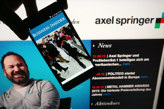 Покупка Business Insider дает Axel Springer доступ к сайту с ежемесячной аудиторией 76 млн уникальных пользователей