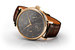 Часы Portofino Hand-Wound Day & Date с большой датой и стрелочным указателем дня недели