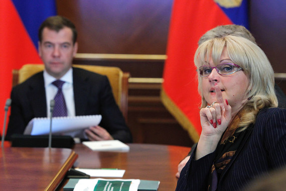 Председатель Счетной палаты Татьяна Голикова оценила антикризисный план премьера Дмитрия Медведева