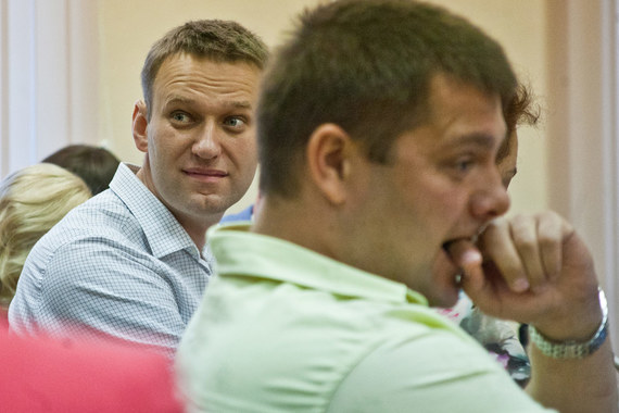 Алексей Навальный и Петр Офицеров