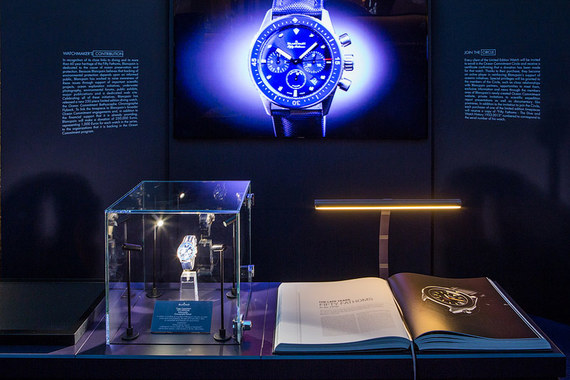 Выставка Blancpain Ocean Commitment иллюстрирует достижения в области защиты Мирового океана