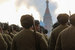 Реконструкция парада состояла из нескольких частей: начало войны, решающие битвы, взятие Рейхстага
