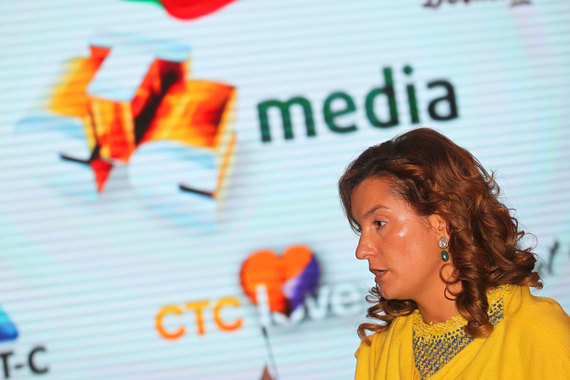 В 2015 г. выручка CTC Media может упасть на 20%, заявляла ранее ген-директор медиахолдинга Юлиана Слащева (на фото)
