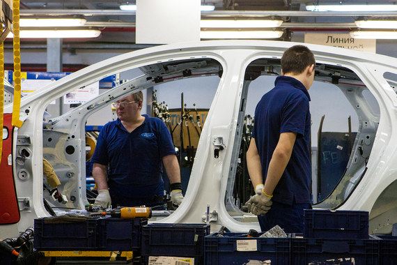 На 50% сократилось производство на заводах Ford Sollers во Всеволожске и Елабуге